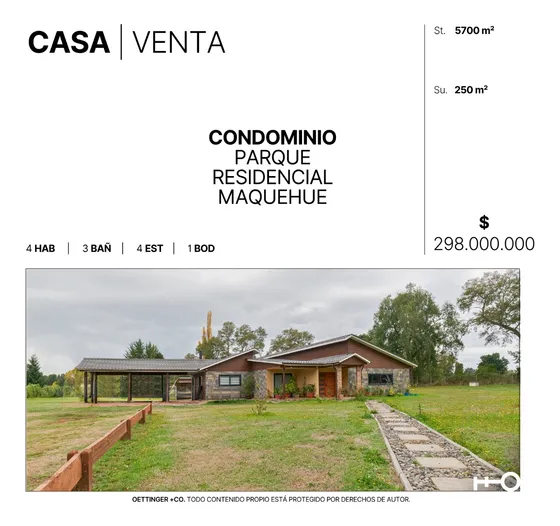 Parcela En Venta - Parque Residencial Maquehue