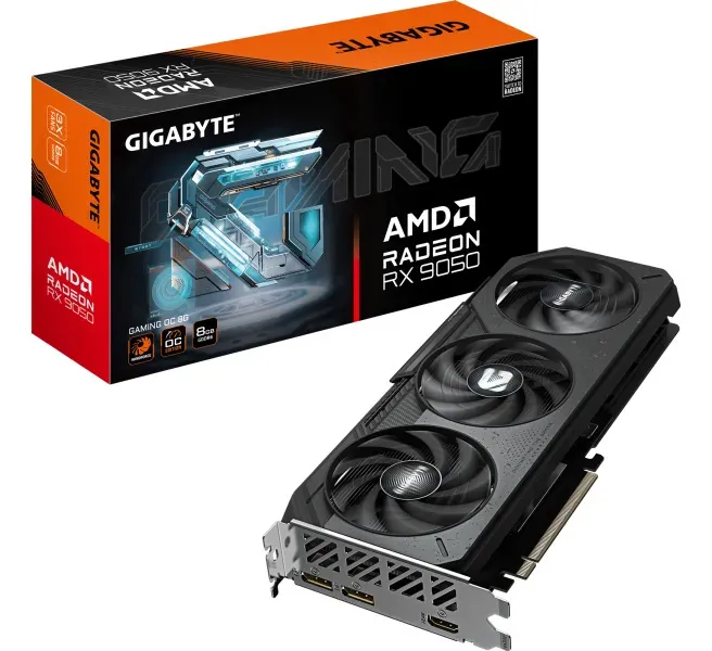 Placa gráfica Gigabyte Radeon Rx 9050 Gaming Oc 8gb Gddr6