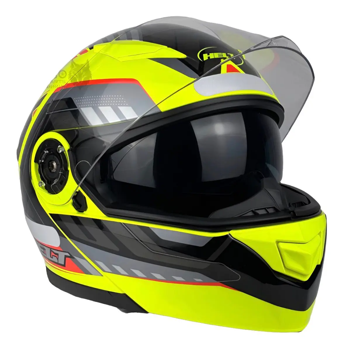 Capacete Helt Escamoteável Hippo Glass Titanium Óculos Solar — foto 2