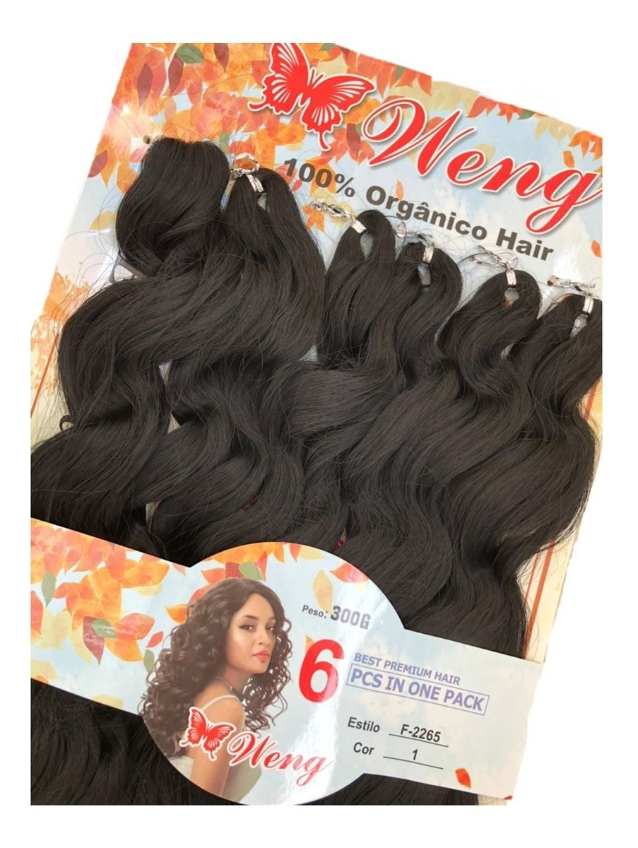 Cabelo Orgânico Para Crochet Braid Cabelo Orgânico Cacheado 60cm - Crochet Braid 300g + Brinde | Mercado Livre