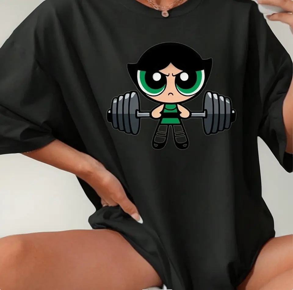 Camisetão Feminina Algodão T-shirt Gym Academia Estampada