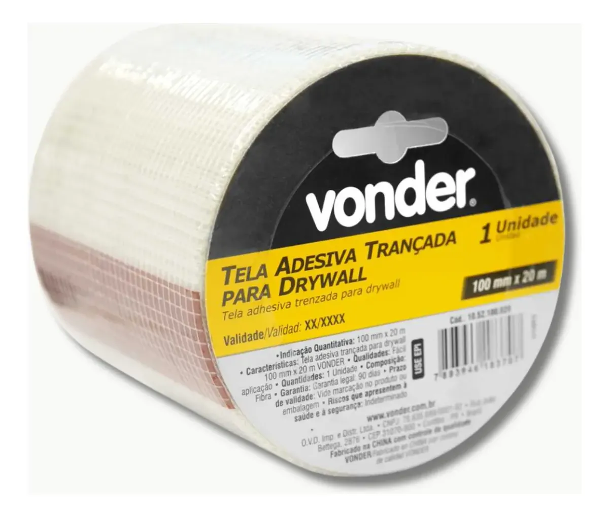 Fita Telada P/drywall 100MMX20M Vonder