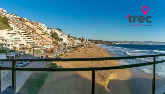 Depto. Espectacular Vista Playa Reñaca / 5d + 4b / 183 M2