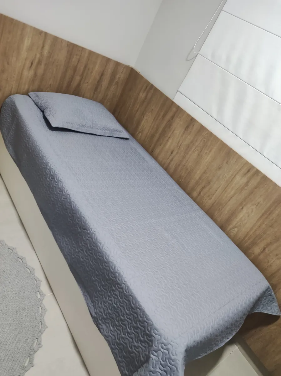 Kit Colcha Cama Box Veneza Solteiro Cobre Leito 2pç Promoção