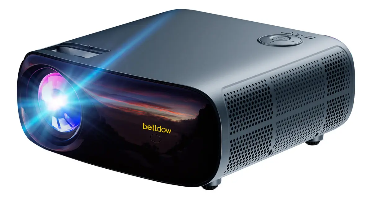 Projetor Bettdow Ac1053 Android 4k Uhd Wifi 22000lm 1080p Cinza 127/220v