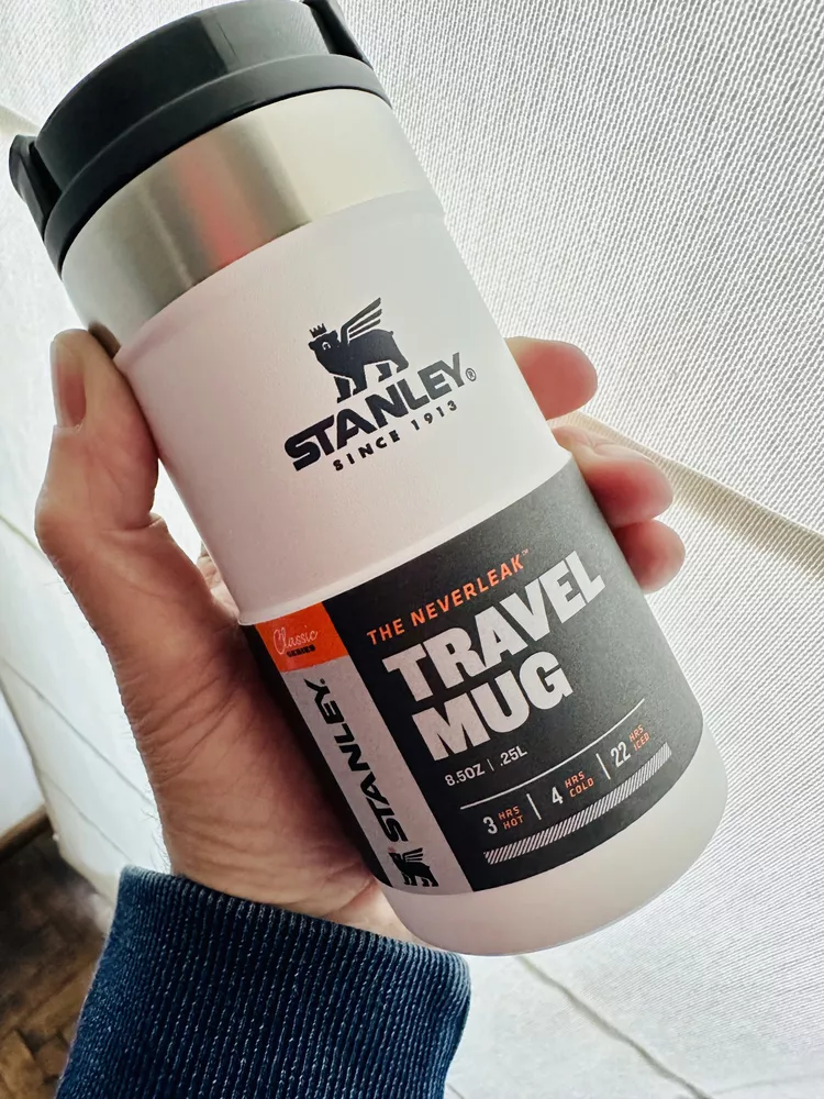 Vaso Termico Stanley Neverleak Travel Mug 354ml Marrón
