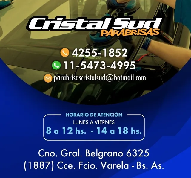 Parabrisas Cristal Sud (fiat.ford.renault.peugeot.vw. Etc)