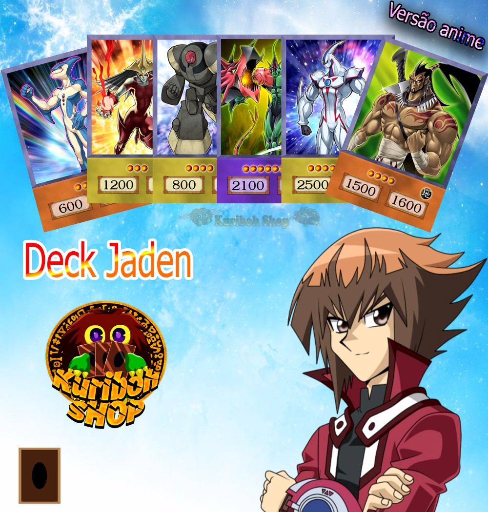 Deck Jaden Yuki 50 Cartas Versão Anime Yu Gi Oh Gx Mercado Livre 