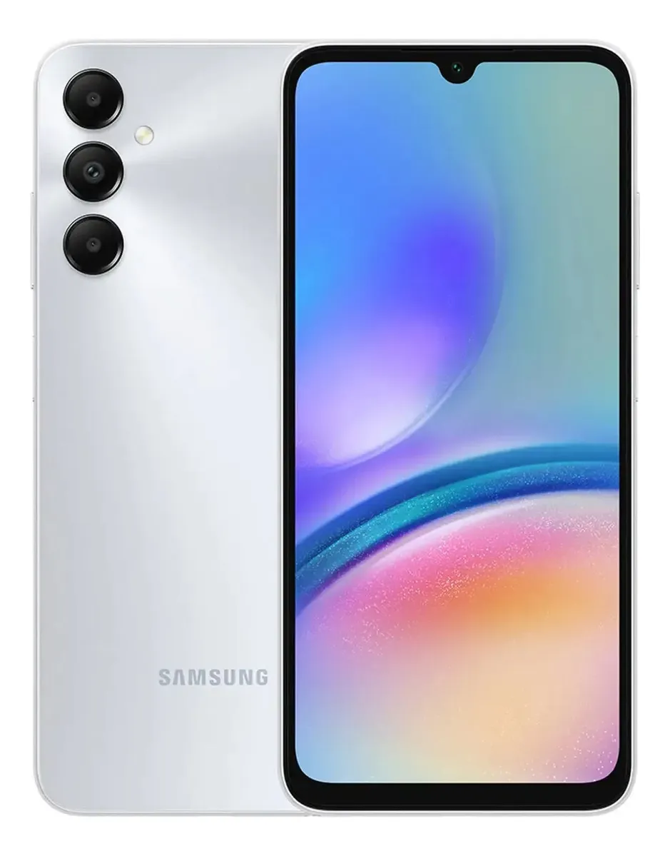 Samsung Galaxy A05s 128GB Dual SIM 6GB RAM Tela Infinita de 6,7" FHD+ Cor Prata - Snapdragon - Câmera Tripla 50MP