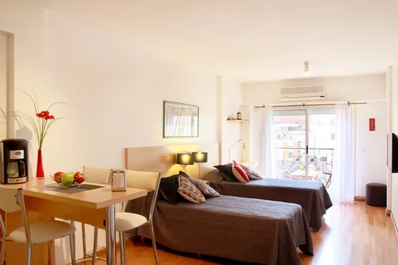 Reservado /// Departamento Tipo Estudio, Alquiler Temporal, Retiro