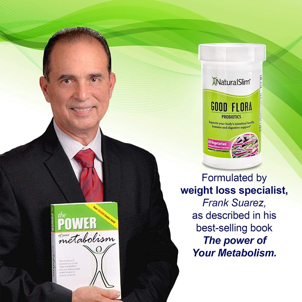 Good Flora Probióticos 60 Cápsulas Intestino Frank Suárez Cuotas sin