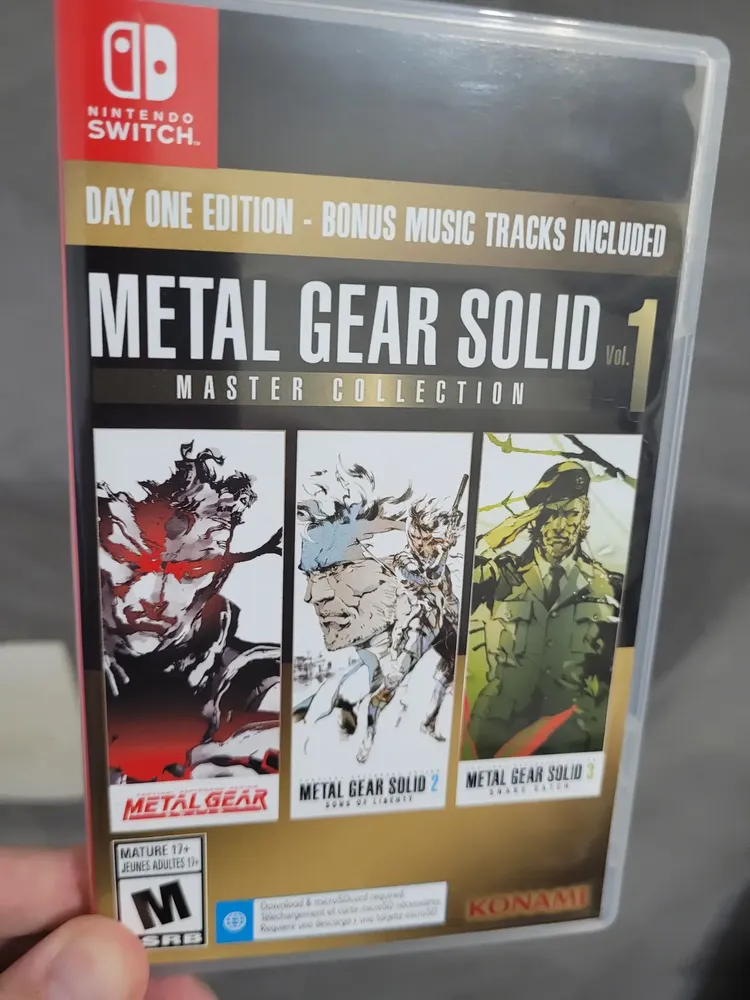 Metal Gear Solid Master Collection Vol 1 Nintendo Switch Físico