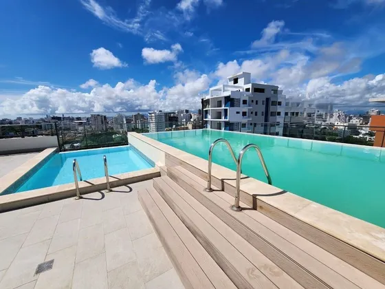 Se Vende Piso Alto, Apartamento En Torre Nueva, Naco