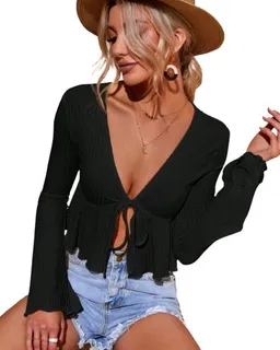 Blusa amarrada adelante sale