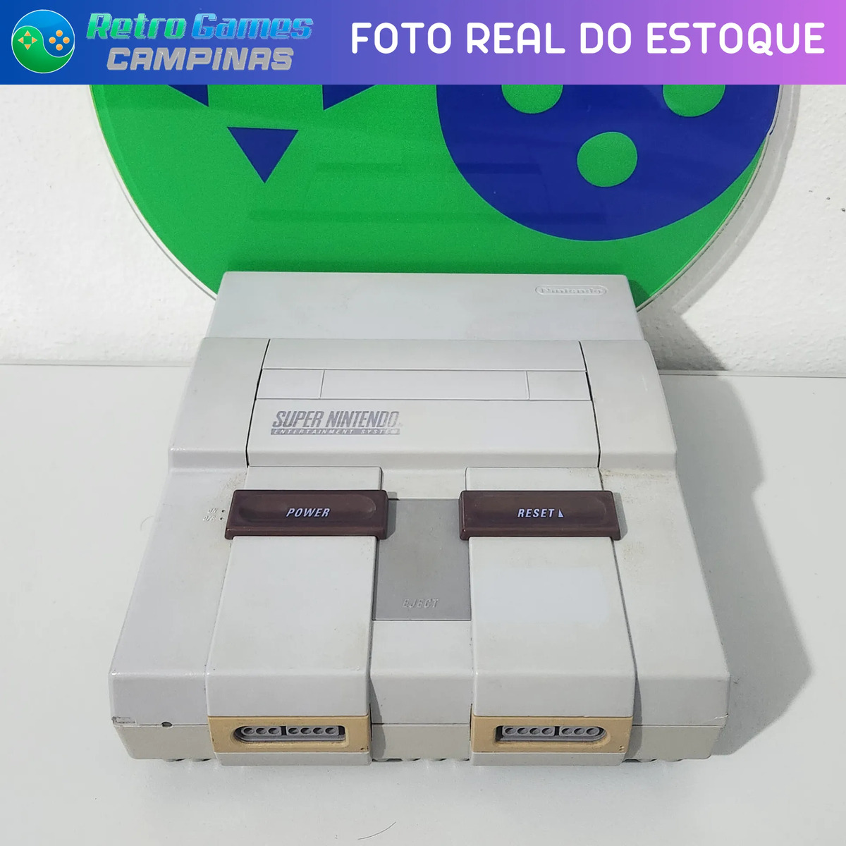 Console Super Nintendo original SNES completo com fita