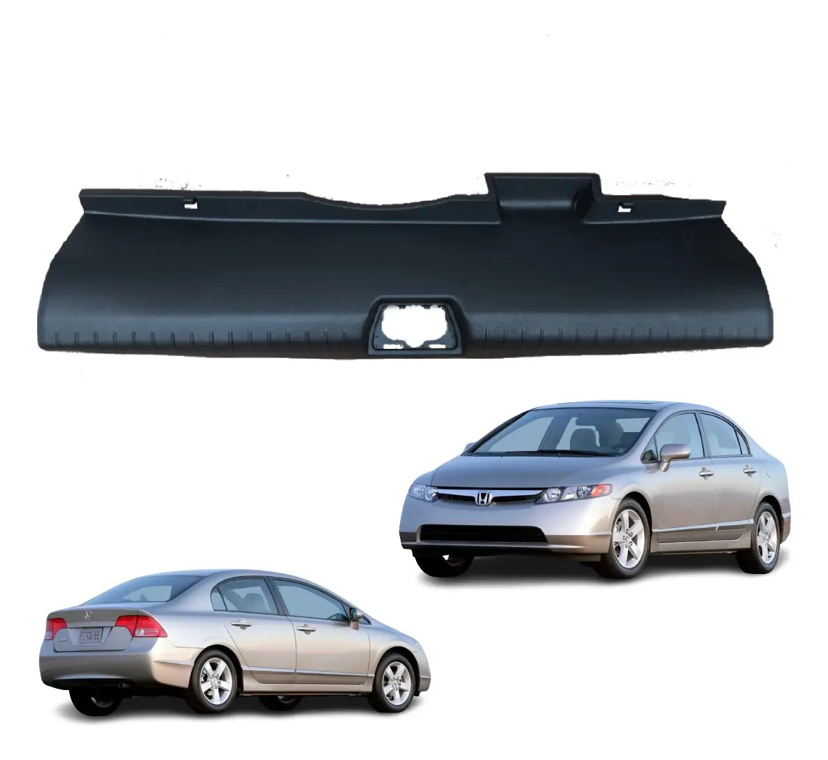 Revestimento Batente Tampa Porta Malas Honda Civic 2007 A 11