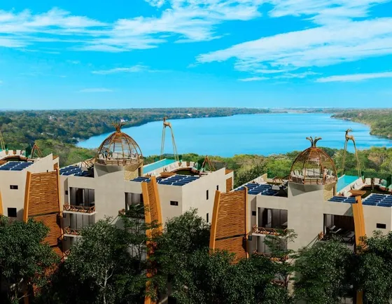 Penthouse Con Vista 360° A La Laguna De Bacalar  Xul-ha