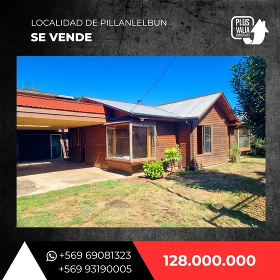 Se Vende Casa Regularizada De 1 Piso En Pillanlelbun