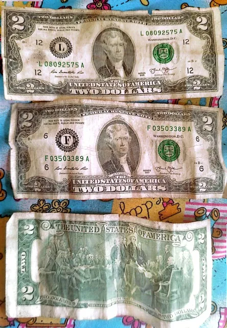 Se Vende Billete De Dos Dolare De 2003y 2013 