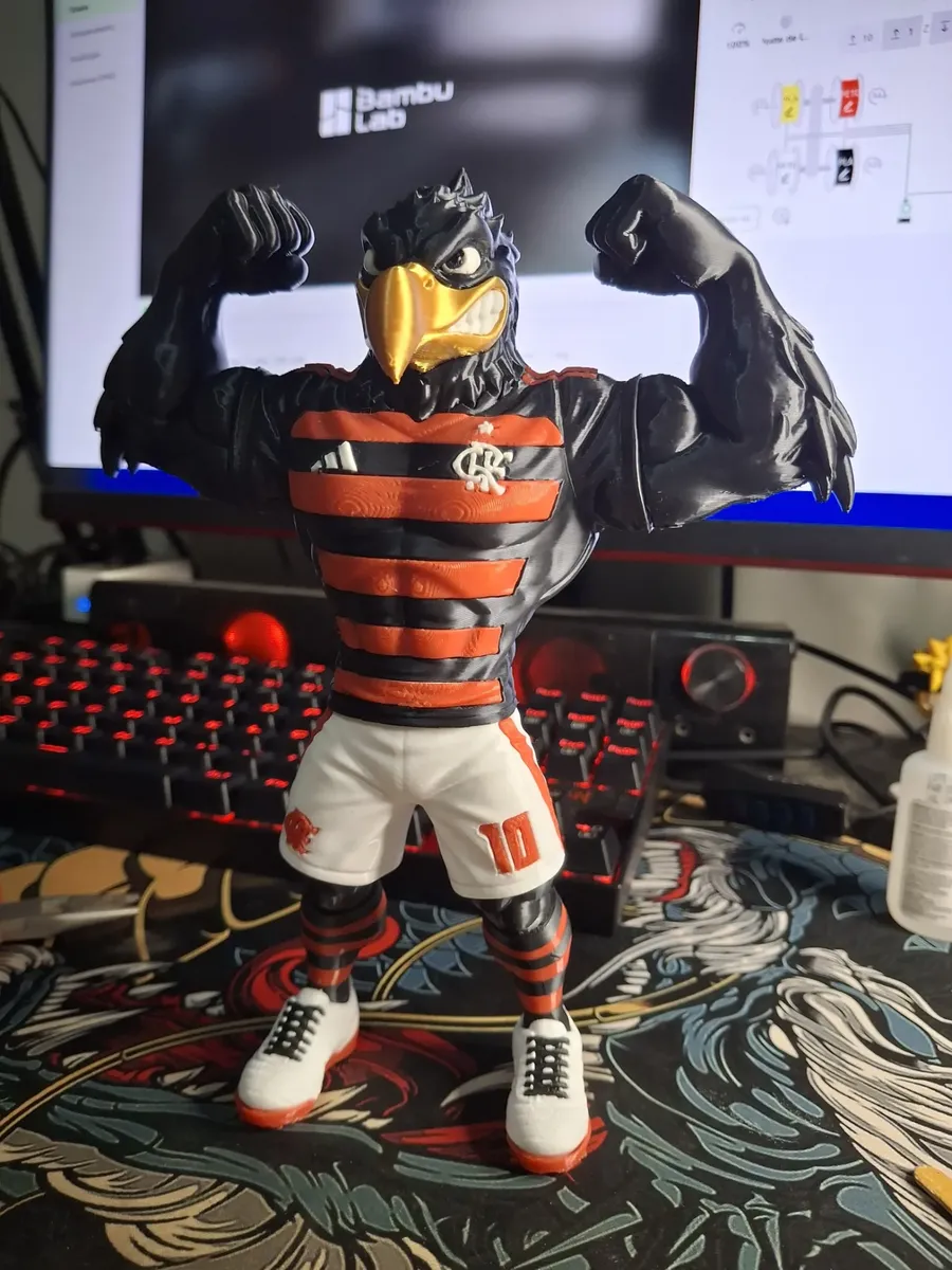 Mascote Flamengo Urubu Rei Mengão Urubu Bombado