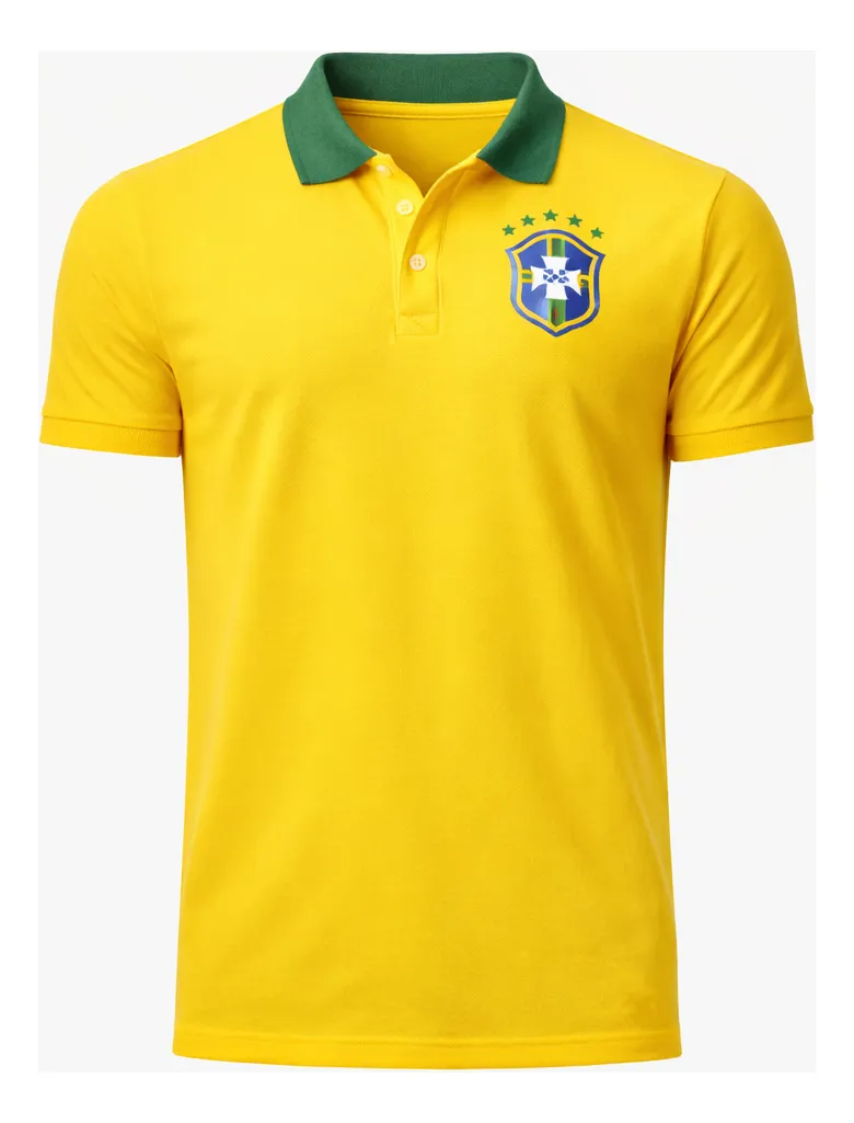 Camisa Polo Seleção Brasileira Premium
