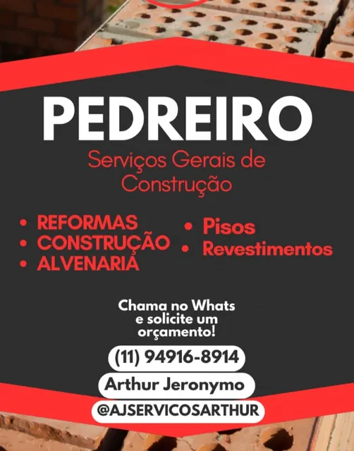 Pedreiro & Azulejista 
