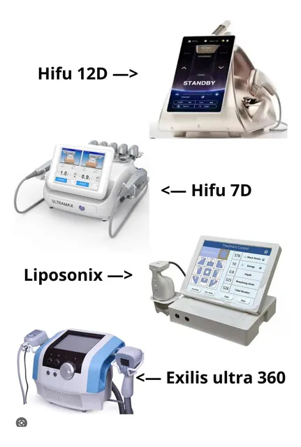 Alquiler Venta Liposonix Hifu 7d Hifu 12d  Exilis Ultra 360°