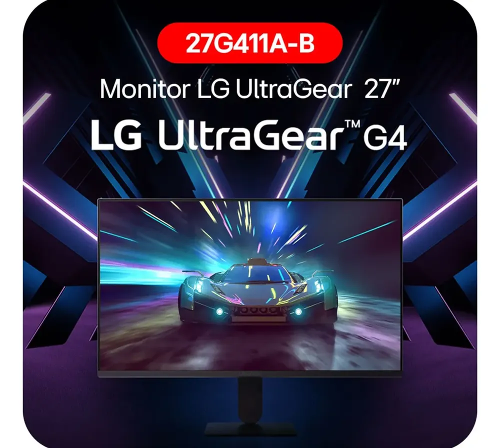 Monitor LG Ultragear 27g411a-b 27 ,fhd, 144hz, 1ms (mbr), Nvidia G-sync, Amd Freesync, Hdr10 Preto 127/220v