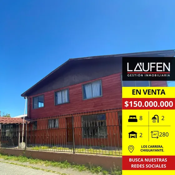 Gran Casa Ubicada En Chiguayante