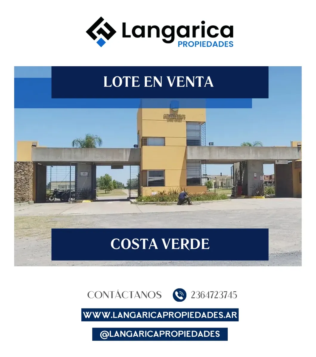 Plot for Sale in Costa Verde, Junín, Buenos Aires