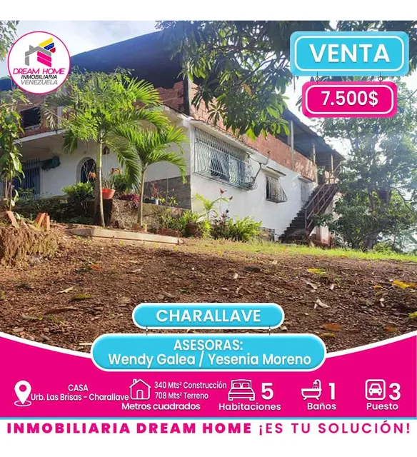 Casa En Venta  Urb. Las Brisas - Charallave