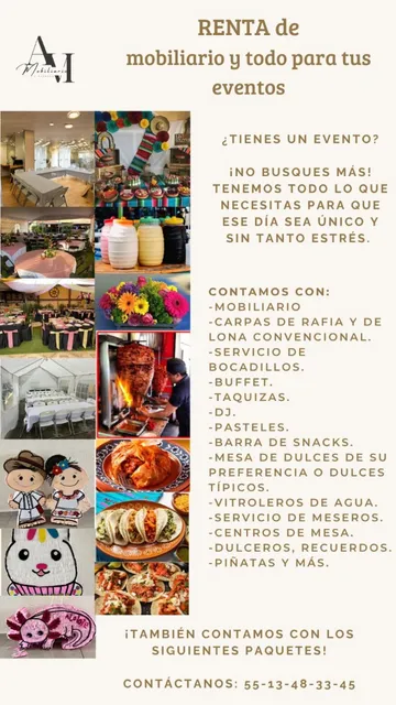 Renta De Mesas, Sillas, Carpas, Decoraciones, Centros De Mes