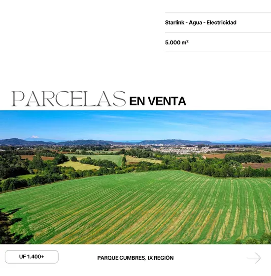Se Vende Parcela - Proyecto Parque Cumbres  Venta En Verde