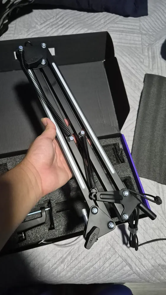 Foto del micrófono compartida por un comprador