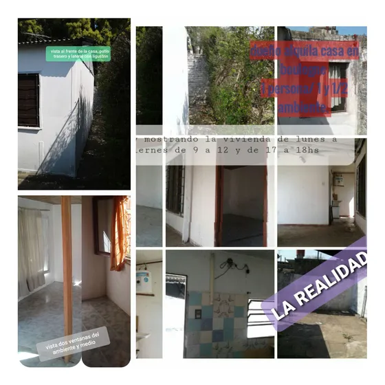 Alquiler Casa Ambiente Y Medio Patio Sin Expensas Boulogne