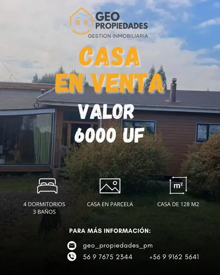 Excelente Conectividad Con Pto Montt, Pto Varas, Los Muermos