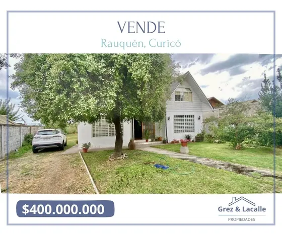 Se Vende Acogedora Casa En Sector Rauquén, Curicó