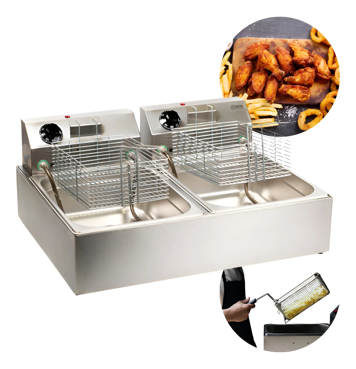 Fritadeira Elétrica Industrial GG Inox