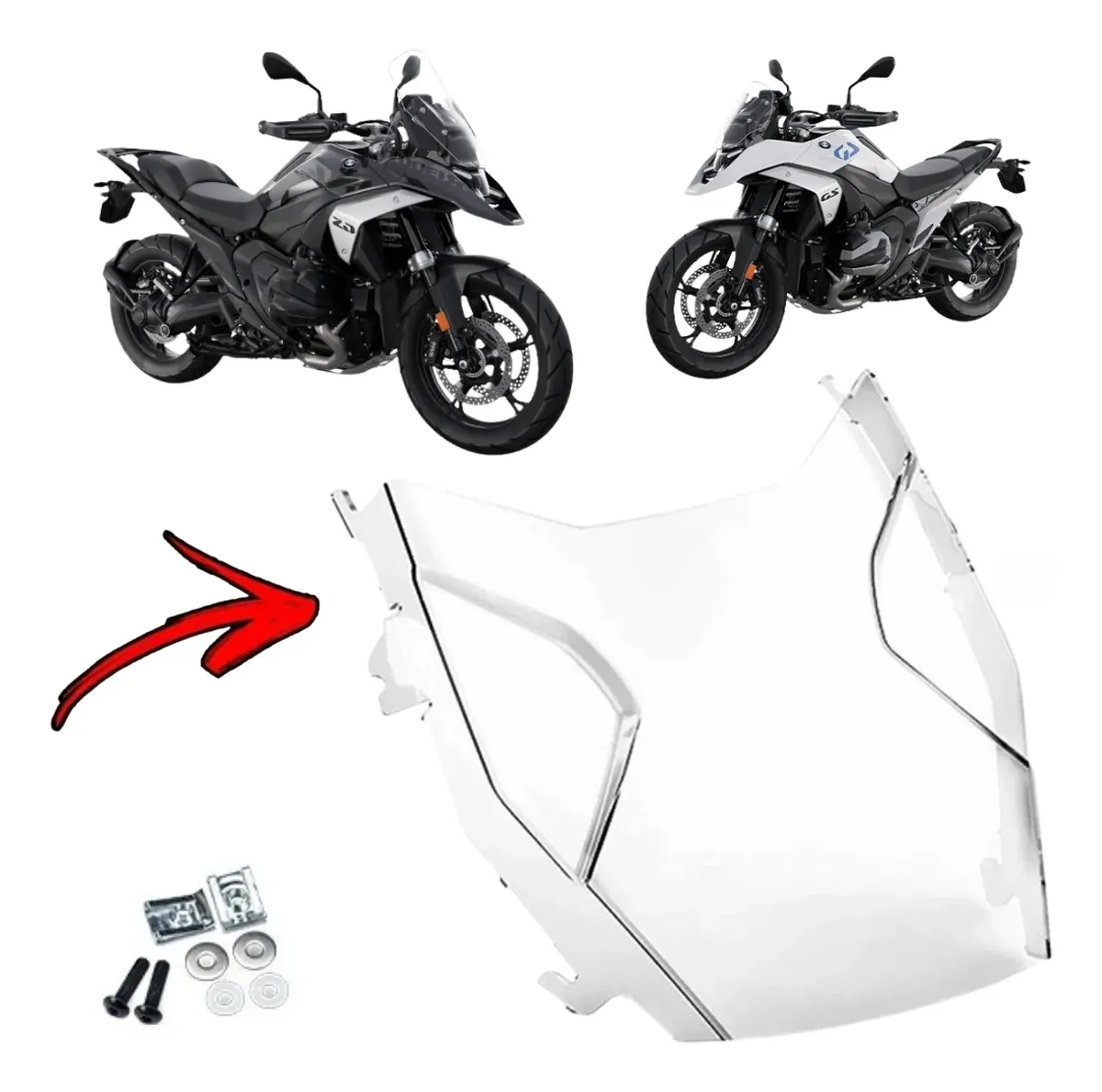 Protetor Proteção De Farol Lente Acrilico Para Bmw R1300 Gs — foto 4