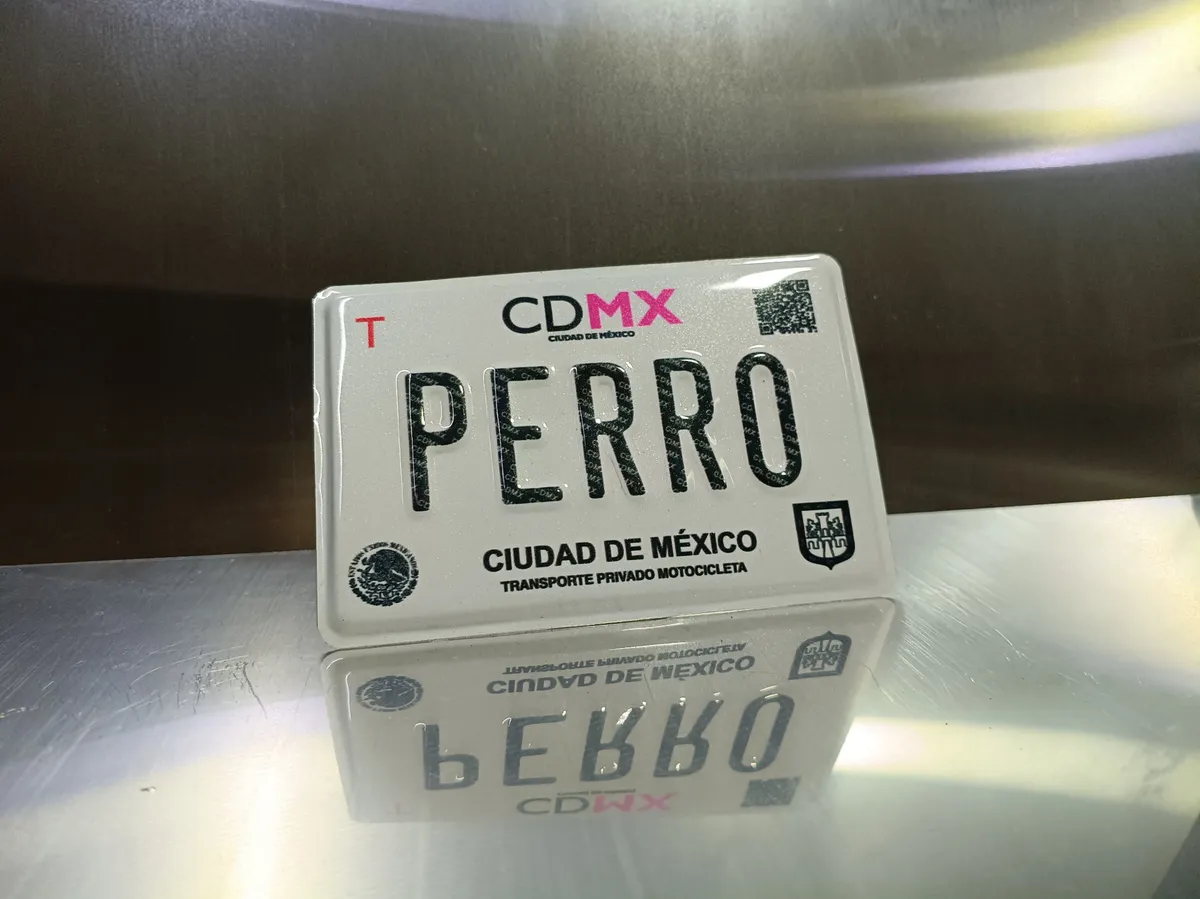 Placas Para Motocicleta (personalizadas)
