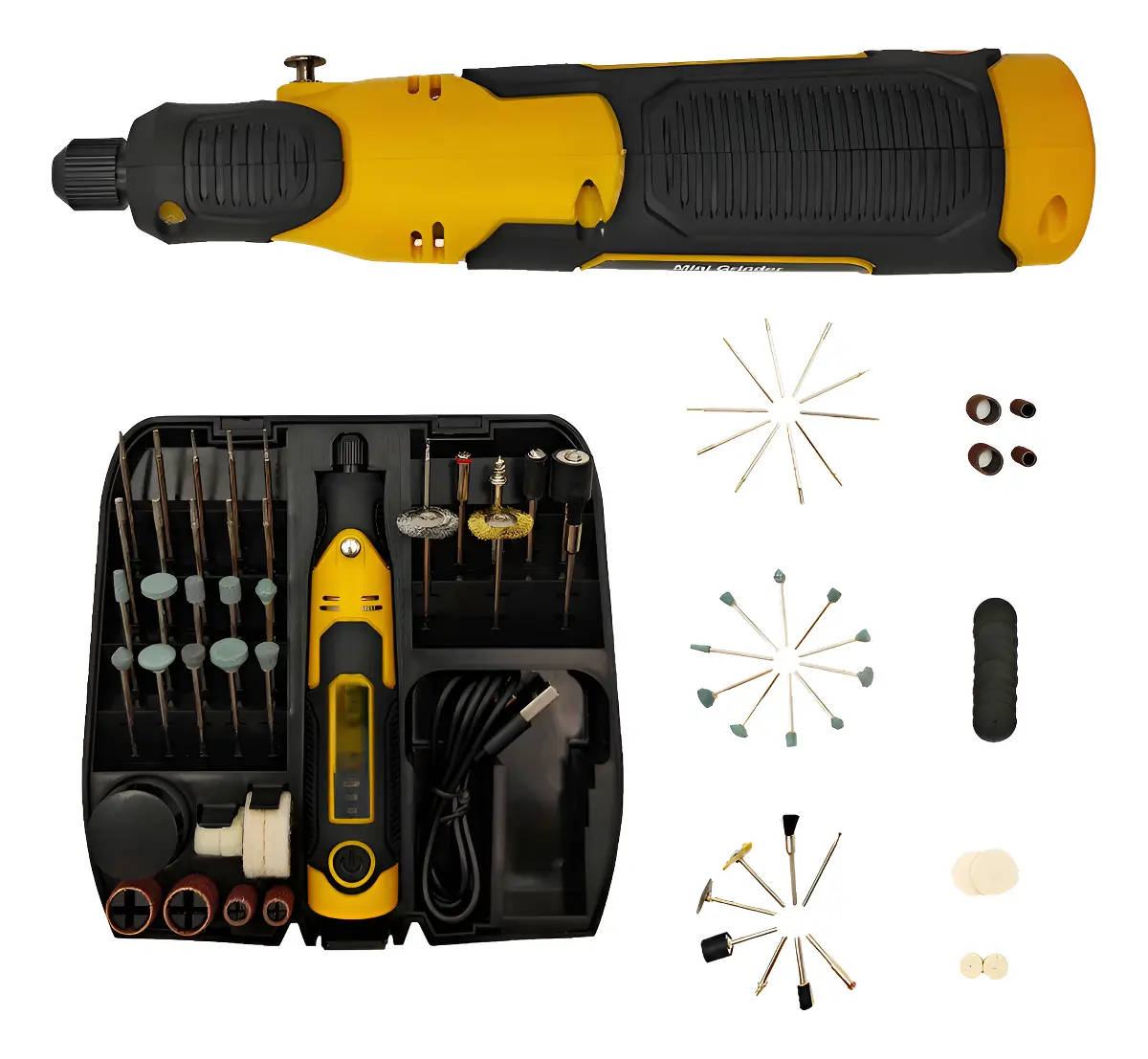 Moto Tool Motor Tool Tipo Dremel Piezas Taladro Mini 3.6v Usb 50hz/60hz