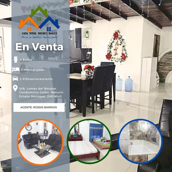 Se Vende Casa En La Urbanizacion Lomas Del Bosque