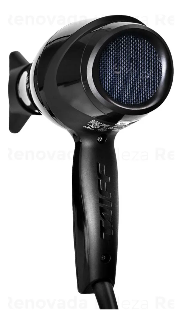 Secador de cabelo TaiffElegance Tourmaline Íon preto
