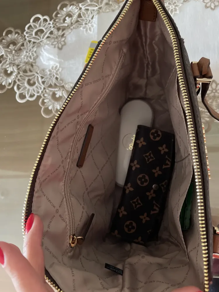 Bolsa tote Michael Kors Charlotte Large Tote Bag - luggage | Frete
