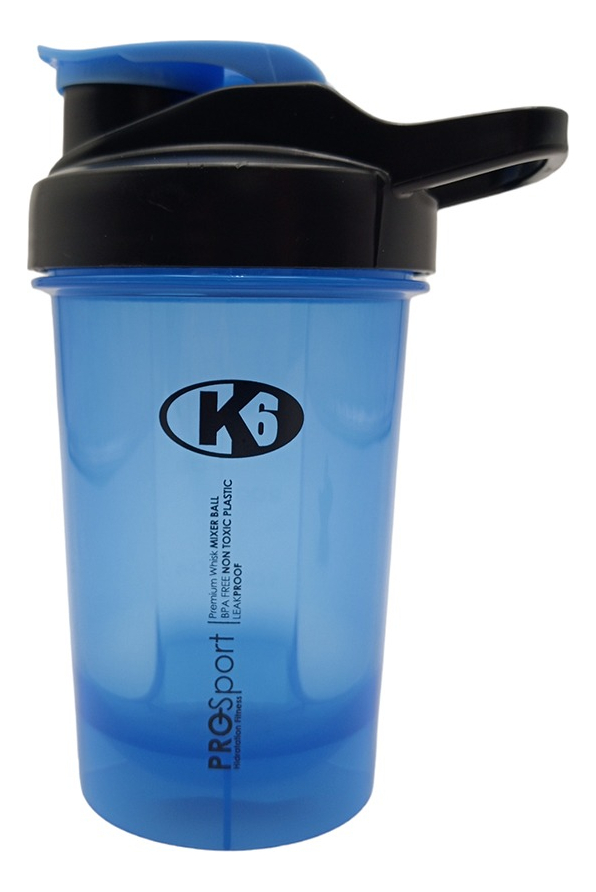 Vaso Mezclador K6 Pro Sport 400 Ml (Azul) K6 Bolsa x 1 DESCRIPCIÓN DEL PRODUCTOMODELO: Shaker Vaso Mezclador K6 Pro Sport 400 ml AzulDiseñado para los verdaderos guerreros del fitness, nuestro Shaker K6 Pro Sport es tu compañero perfecto en el camino haci