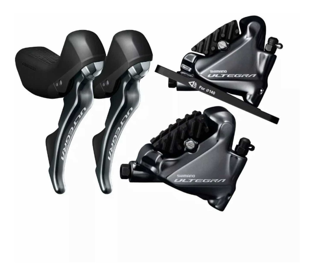 Sti Shimano Ultegra St-r8020 + Pinças R8070 Freio A Disco