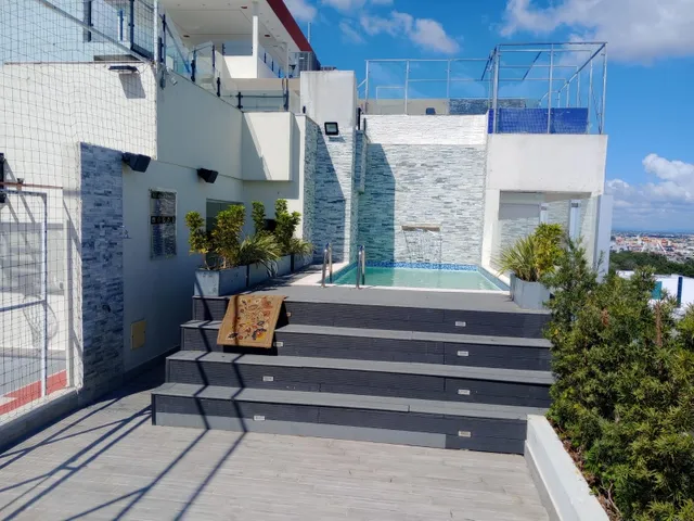 Alq Amueblado Vista Al Mar Esperilla 3hab Con Aire 2.5b Piscina Gym Equipado Cancha 8vo 2parq Techados Zona Muy Exclusiva 