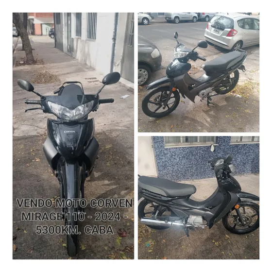 Corven Mirage 110 Negra, Muy Buen Estado