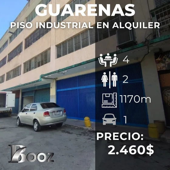 Alquiler De Piso Industrial, Guarenas