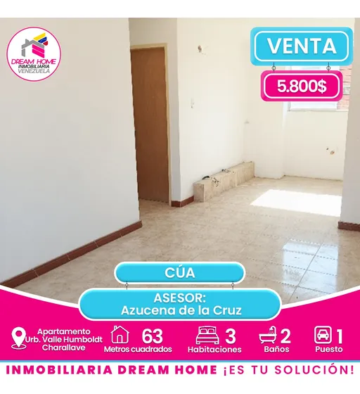 Apartamento En Venta   Urbanización Valle Humboldt -cua 